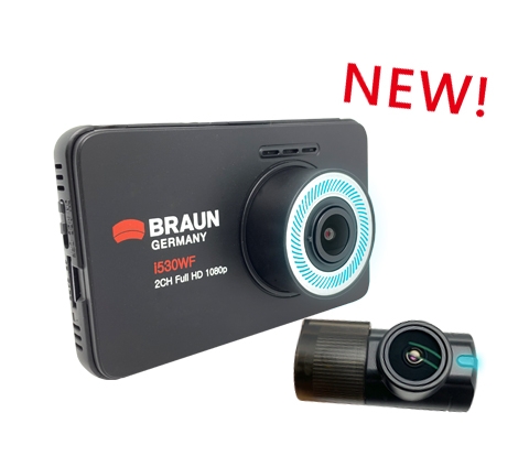 i530WF FHD Dual Camera Driving Recorder (Extra Purchase Point to Point installation fee)