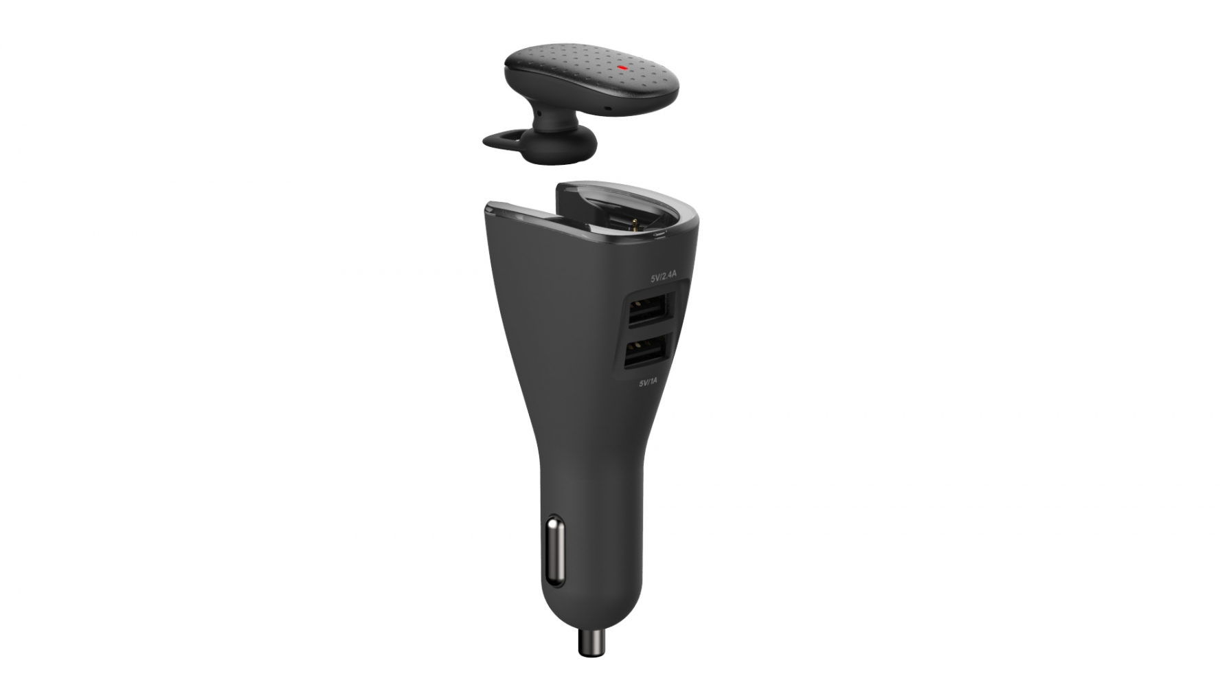 Sesametec X3 Quick Dual USB Port v4.1 Bluetooth Car Charger Headset