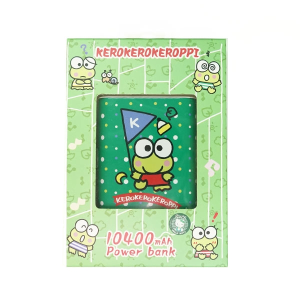 Sanrio Characters Keroppi 外置充電器 10400mAh 九折優惠 (優惠期1/7-31/8)